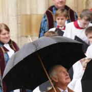 King Charles at York Minster in November 2022. Are you going to welcome him today? If so, please send us your photos