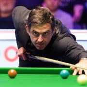 Reigning world champion Ronnie O'Sullivan in action at the 2022 Cazoo UK Championship at the York Barbican. Picture: Isaac Parkin/PA Wire