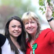 Prospective Green councillors Daniella and Alison Webb