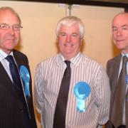 Newly elected: Ian Reynolds, David Peart and Michael Dyson