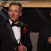 Mark Hills, left, from Ripon - a former Ripon Grammar School pupil - has won a Sci-Tech Academy Award in Hollywood