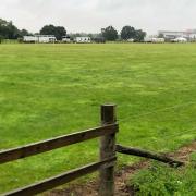 Travellers used a playing field on Sim Balk Lane