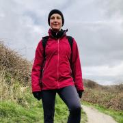 Blue Wilson on the trail in her round-Britain trek