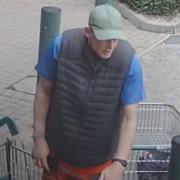 CCTV of a  man police want to speak to