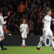 Former Tottenham defender Joe Rodon was dismissed as 10-man Leeds played out a 0-0 stalemate with Hull City