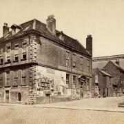 Cumberland House 1880s.  At this time it was a British Workman's cafe and later adult education classes were held there. It was originally built for Alderman William Cornwall in the very early 18th century. Explore York archives