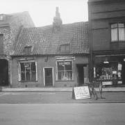 Miss Kathleen Dandy's premises, which she ran as a cafe and sweet shop, (No.88) in Clifton, York. Photo Explore York archives