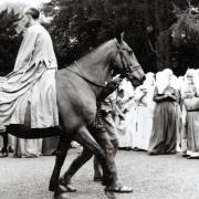 Bishopthorpe 1956 Pageant - Scrope on the 'sorry horse'