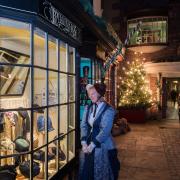Christmas shopping the Victorian way in Kirkgate. Photo: York Museums Trust