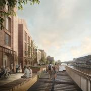 Images from Helmsley Group's proposal for Coney Street Riverside