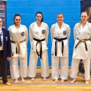 Cayleight McCartney (far right) was one of the York Elite students representing her county.