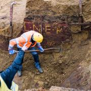 It’s more than 400 miles from LNER’s current home in York, but an LNER train has been unearthed by archaeologists in Antwerp in Belgium