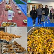 Volunteers from Hoping Street Kitchen helped feed 200 people at York Mosque