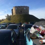 Cliffords Tower and the banks of the River Foss at Piccadilly are blighted by litter, says Sean Atkinson