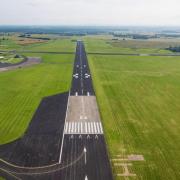 Leeds East Airport at Church Fenton, which reopened today