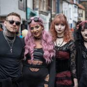 Goths in Whitby during the festival
