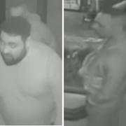 Police have released the following CCTV of two men they would like to speak to