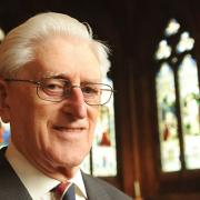 Bill Reader, in Escrick parish church, where he has been a church warden for more than 50 years