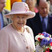 The Queen Elizabeth arrives at the Royal Eye Hospital, Manchester, for a visit last month