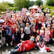 Residents of Green Dykes, Malton, enjoy their jubilee street party
