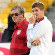 Roy Hodgson (left) and Steven Gerrard are desperate to avoid suffering further pain with England