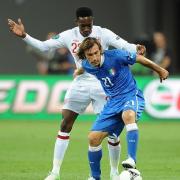 Andrea Pirlo (right) was labelled 'a star' by Cesare Prandelli after his spot-kick heroics against England