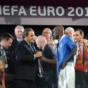 Cesare Prandelli believes Mario Balotelli (right) will come back stronger after the Spain defeat