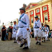 Ebor Morris Dancers take part in the 25th York Festival of Traditional Dance