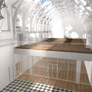 An artist’s impression of the new gallery in the roof at York Art Gallery after a £8 million revamp