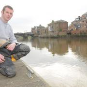 Dafydd Williams, landlord of the King’s Arms, who has been given a bravery award for rescuing a woman from the River Ouse