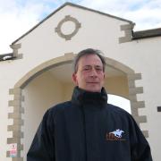 Trainer Patrick Holmes at his yard in Middleham