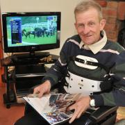 The Press racing writer Tom O’Ryan recovering at home at Brawby following his accident