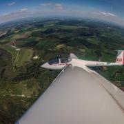 Glider over Sutton Bank