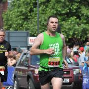 Phil Johnson, who is running to raise funds for the Polycystic Kidney Disease (PKD) Charity