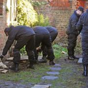 SEARCH: Police look for evidence near Claudia Lawrence’s home