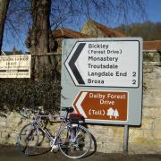On the first stage of the route of the Tour de Yorkshire