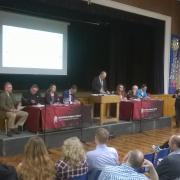 Candidates at the hustings at Archbishop Holgate’s CE Academy