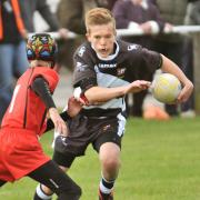 Alex Hindle goes on the charge for Heworth U12s