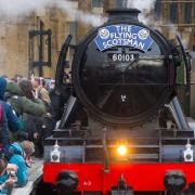 Flying Scotsman is travelling from King's Cross to York today