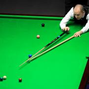 Graeme Dott during his match with Judd Trump on day seven of the 2017 Betway UK Championships at the Barbican