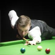 Ashley Hugill in action at the Betway UK Snooker Championship. Picture: Ian Parker