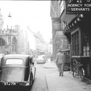 Yesterday Once More - York City Archive - Image of 43, Coney Street with a sign: Agency For Servants (probably 1950s).