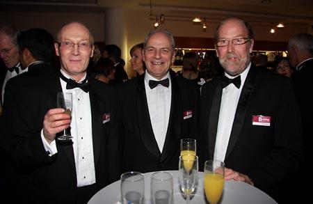 Steve Hughes, Prof Brian Cantor (middle) and Tony Hardy