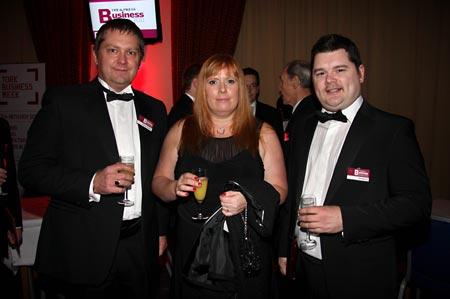 Darren and Joanne Coughlin with Neil Barnes