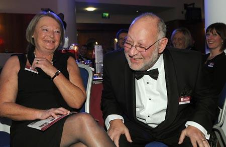 Special Achievement in Business Award winner Ron Godfrey and his wife Merilyn see the funny side