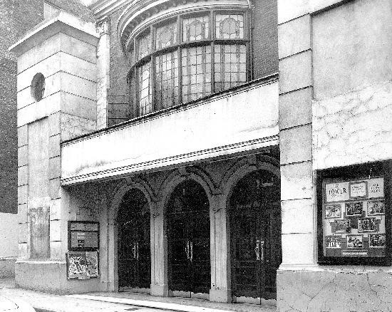 The Tower Cinema in New Street, York, pictured shortly before its demolition in 1966.