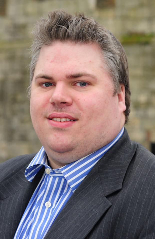 Councillor Chris Steward, who thinks food banks are unnecessary