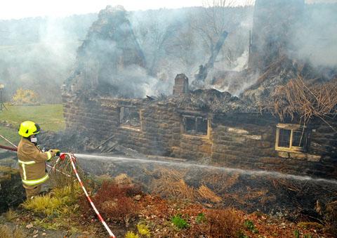 500 year old Ryedale cottage destroyed by fire