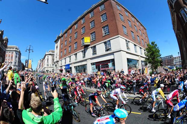 Stage 1 start in Leeds.