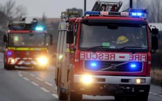 Two fire crews were called to the scene